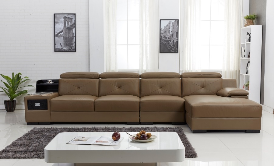 Portia Leather Sofa Lounge Set